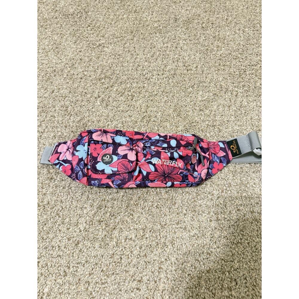 Waterfly Floral Pink Fanny Pack